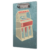 Grunge Jukebox Klemmbrett (Links)
