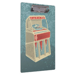 Grunge Jukebox Klemmbrett