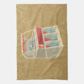 Grunge Jukebox Küchentuch (Vertikal)