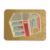 Grunge Jukebox Magnet (Horizontal)