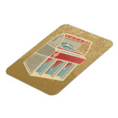 Grunge Jukebox Magnet (Linke Seite)