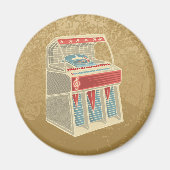 Grunge Jukebox Magnet (Vorne)