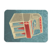 Grunge Jukebox Magnet (Horizontal)