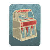 Grunge Jukebox Magnet (Vertikal)
