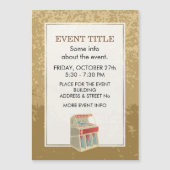 Grunge Jukebox Magnetkarte (Vorderseite)