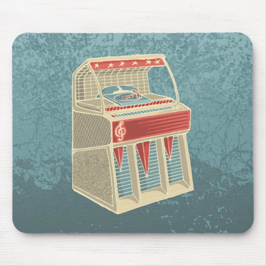 Grunge Jukebox Mousepad (Vorne)