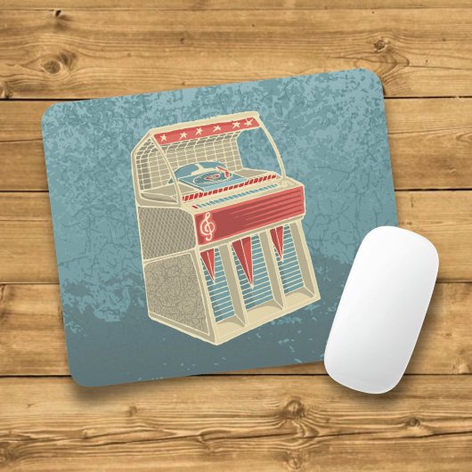Grunge Jukebox Mousepad