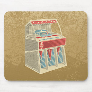 Grunge Jukebox Mousepad