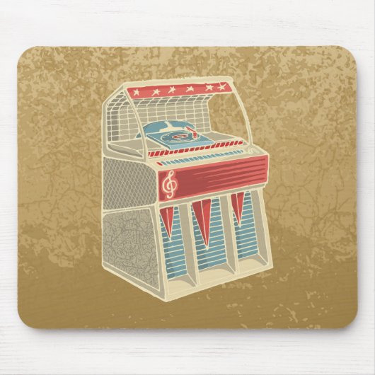 Grunge Jukebox Mousepad (Vorne)