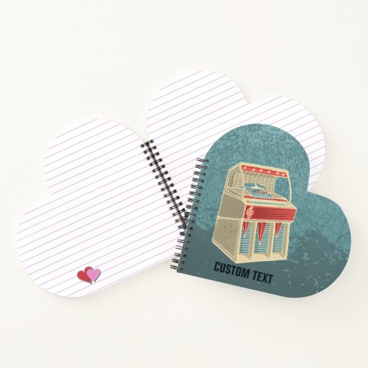 Grunge Jukebox Notizbuch (Innenseite)