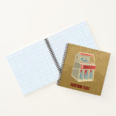 Grunge Jukebox Notizbuch (Innenseite)