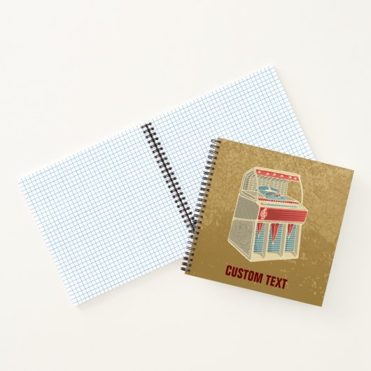 Grunge Jukebox Notizbuch (Innenseite)