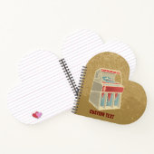 Grunge Jukebox Notizbuch (Innenseite)