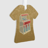 Grunge Jukebox Ornament (Vorderseite)