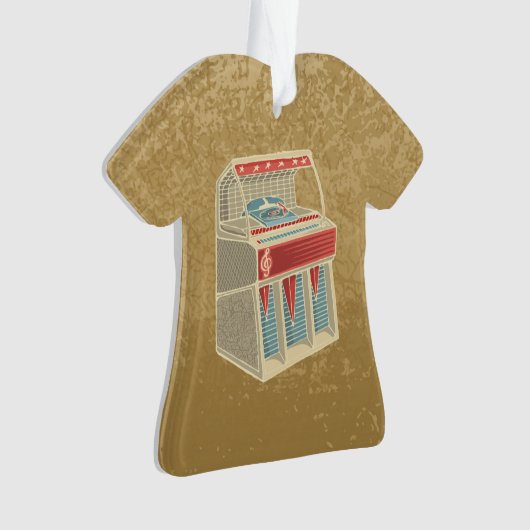 Grunge Jukebox Ornament (Vorderseite)