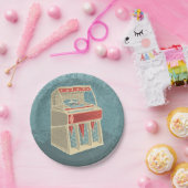 Grunge Jukebox Pappteller (Party)