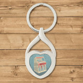 Grunge Jukebox Schlüsselanhänger