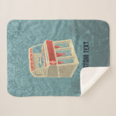 Grunge Jukebox Sherpadecke (Vorderseite (Horizontal))
