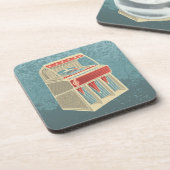 Grunge Jukebox Untersetzer (Linke Seite)