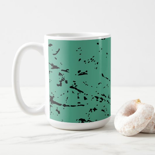 Grunge Kaffeetasse (Mit Donut)
