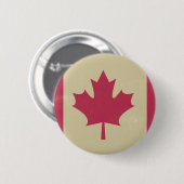 Grunge kanadische Flagge Button (Vorne & Hinten)