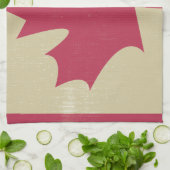 Grunge kanadische Flagge Handtuch (Gefaltet)