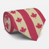 Grunge kanadische Flagge Krawatte (Gerollt)