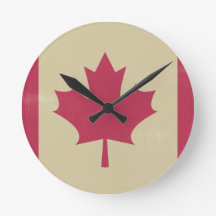 Grunge kanadische Flagge