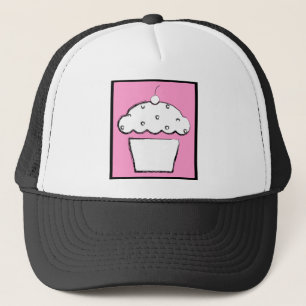 Grunge-Kirsch-Cupcake Truckerkappe