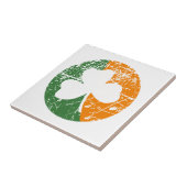 Grunge-Kleeblatt Fliese (Seite)