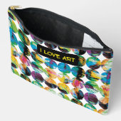 Grunge Kreise. Zubehörtasche (Offen)