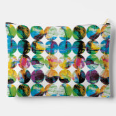 Grunge Kreise. Zubehörtasche (Rückseite)