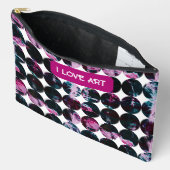 Grunge Kreise. Zubehörtasche (Offen)