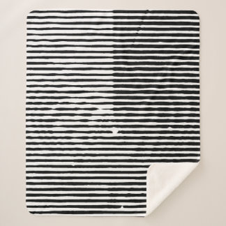 Grunge-Kunst abstrakte, grobe, waagerechte Linien  Sherpadecke