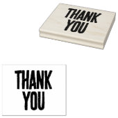 Grunge Large Vielen Dank Gummistempel (Stempel)