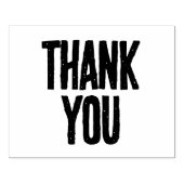 Grunge Large Vielen Dank Gummistempel (Prägung)