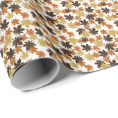 Grunge Leaf: Nahtloses Hintergrundmuster. Geschenkpapier (Rolleneckpunkt)