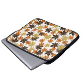 Grunge Leaf: Nahtloses Hintergrundmuster. Laptopschutzhülle (Vorne Knopf)