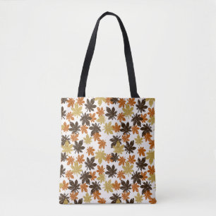 Grunge Leaf: Nahtloses Hintergrundmuster. Tasche