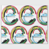 Grunge Letter E Geschenkpapier (Flach)