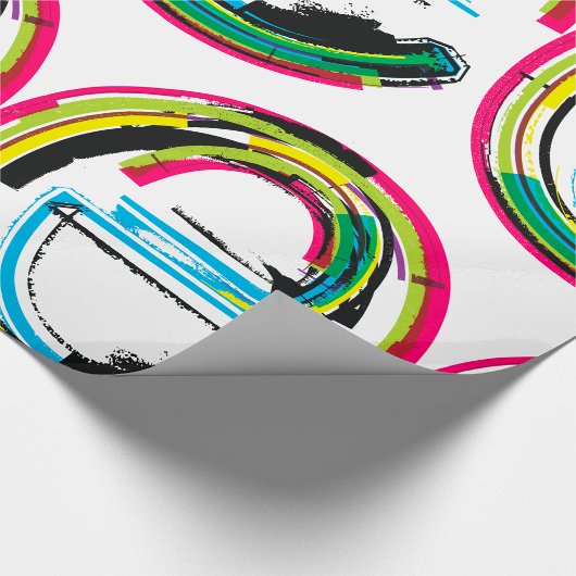 Grunge Letter E Geschenkpapier