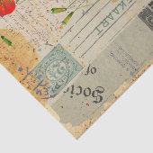 Grunge Letter Ephemera Seidenpapier (Ausschnitt)