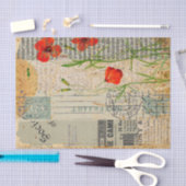 Grunge Letter Ephemera Seidenpapier (Handwerk)