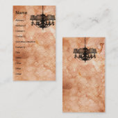 Grunge Lighting Visitenkarte (Vorne/Hinten)