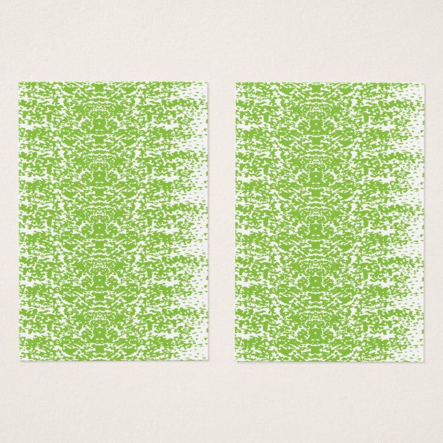 Grunge Lime Green Pattern - Summer Abstract Decor (Vorne & Hinten)