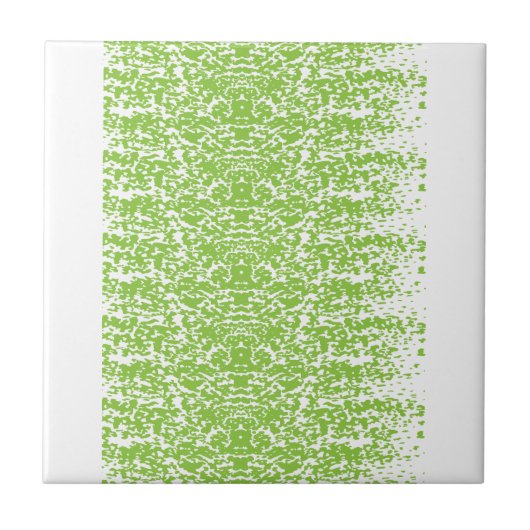 Grunge Lime Green Pattern - Summer Abstract Decor Fliese (Vorderseite)