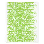 Grunge Lime Green Pattern - Summer Abstract Decor Fotodruck (Vorne)