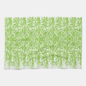 Grunge Lime Green Pattern - Summer Abstract Decor Geschirrtuch (Horizontal)