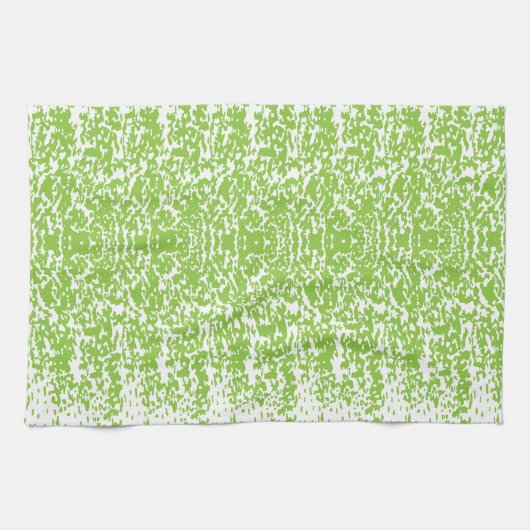 Grunge Lime Green Pattern - Summer Abstract Decor Geschirrtuch (Horizontal)