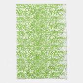 Grunge Lime Green Pattern - Summer Abstract Decor Geschirrtuch (Vertikal)
